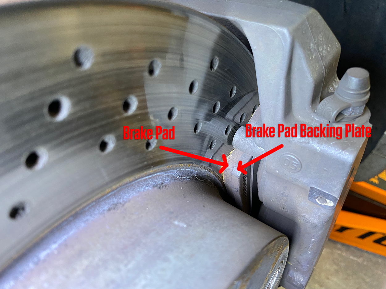 Brake Pad Wear Inspection
